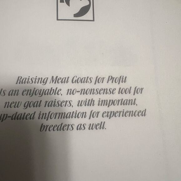 Raising Meat Goats For Profit Gail Bowman Paperback Farming Livestock Management - Picture 4 of 6